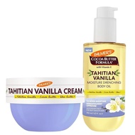 Conjunto Palmer's Cocoa Butter Formula Glow & Hydrate, Creme Corporal Hidratante de Baunilha Tahitia