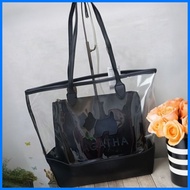 ✨ ╳ ۩ Agatha Paris PVC Tote Bag with Pouch