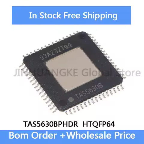 (1Piece) New Original TAS5630BPAHDR TAS5630B HTQFP64 Audio Power Amplifier IC Chip In Stock Wholesal