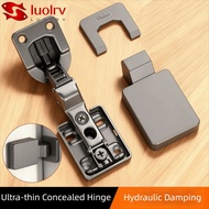 LUOLRV Concealed Hinge, Enduring Quality Flat Panel Hydraulic Hinge, Hardware Accessories Hydraulic 