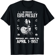 Elvis Presley Official Gig Poster T-Shirt Fashion Men's T-Shirt Tops Latest Trendy Short Sleeve Dist