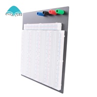 No Welding Solderless Breadboard Plate 3220 Tie-Points Test Circuit Board -208 4Pcs 830 Points