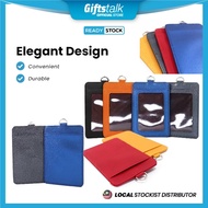 GEM Faux Leather Slim ID Tag Holder Name Tag Name Tag Name Tag holder ID Card Tag holder Tag Name Ta