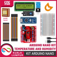Arduino Nano Temperature & Humidity Starter Kit – DHT11 Environmental Monitoring Learning Kit with L