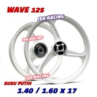 WAVE125 3 BATANG SPORT RIM ENKEI SIAP BEARING DAN BUSH WAVE 125 S X 125S 125X FUTURE ULTIMO