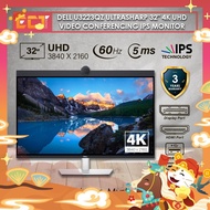 Dell U3223QZ UltraSharp 32" 4K UHD 3840 x 2160 Video Conferencing IPS Monitor with Webcam, Speakers 