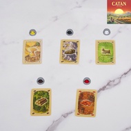 Board Game Accessories catan Resource 3d Printing TOKEN Upgrade 100Pcs