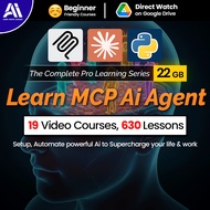 630 MCP Video Courses Bundle | 19 Set MCP Video Courses | Learn MCP Ai Agent | Ai Automation | Smart
