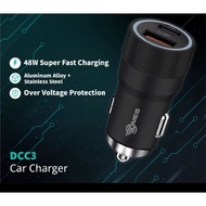 Dmes DCC3 Car Charger 30W PD+QC 3.0 Fast Charging