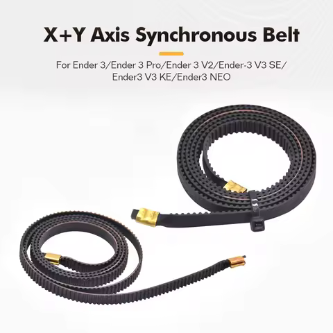 GT2-6mm Rubber Timing Belt for Ender 3 Ender3 V2 X Axis Y Opening Pulley Belt for Ender3 V2 Neo Ende