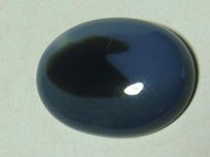 535【晶玉石】頂級水晶翠~天然蛋面藍玉髓裸石~可襄項鍊戒指墜子~一元起標無底價