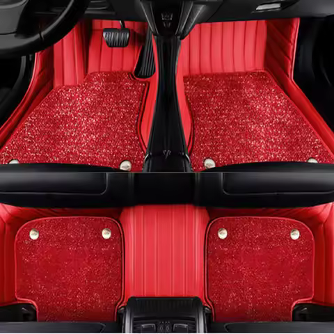 Double layer 5D Custom Car Floor Mats For Porsche 911 991 992 997 4-seats Auto Carpets Foot liners c
