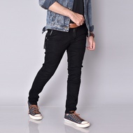 HITAM Dgm Fashion Men's Long Pencil Black Jeans Black Skinny Jeans Black Jeans Plain Jeans 2000