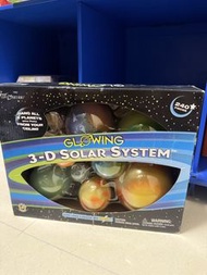 美國 Great Explorations 3-D Solar System 240件夜光立體太陽系天花板吊飾天文套裝 兒童房間星空佈置 STEM 科學教具 華德福 Waldorf 蒙特梭利 Mont