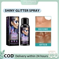 Glitter Spray 60ml Spray Glitter For Fabric Glitter Spray Hair Body Glitter Spray Shiny Glitter Spra