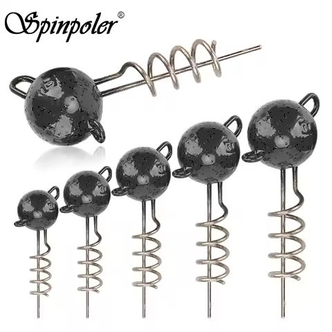 Spinpoler Pike Weighted Jig Head For Soft Lure Big Shad 7g 10g 15g 20g 25g 30g 50g Fishing Tool Trol