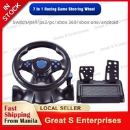7 In 1 Racing Game Steering Wheel For Switch/Xbox 360/Xbox one/Pc/Ps4/Ps3/Android Car Steering-Wheel