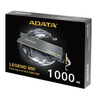 Adata LEGEND 860 M.2 2280 PCIe NVMe 1tb Gen4 SSD Support PS5