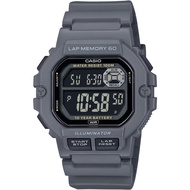 Casio แบตเตอรี่ 10 ปี นาฬิกาข้อมือผู้ชาย สายเรซิน รุ่น WS-1400H ของแท้ประกันศูนย์ CMG