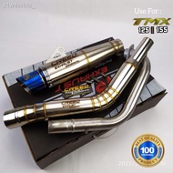 ▬Creed exhaust pipe for TMX 125 / TMX 155 open specs type daeng sai4 pipe aun cha rama nlk creed pip