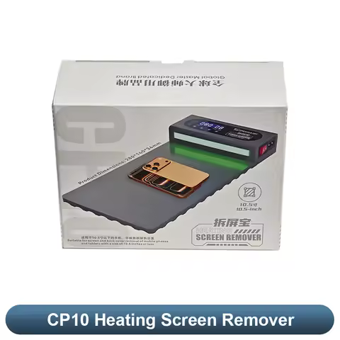 CP10 150W LCD Screen Separator Heating Plate with Dust Reveal Light 10.5" Soft Silicone Pad Phone Sc