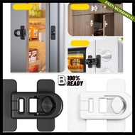 Refrigerator Lock Cupboard Lock/ (Black) Cupboard Drawer Safety/ Safety Lock/ Baby Safety Lock/
