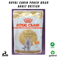 Royal Canin British Shorthair Adult Pouch 85gr - Makanan Kucing RC