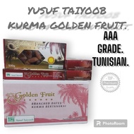 BORONG KURMA GOLDEN FRUIT BERTANGKAI YUSUF TAIYOOB 400G × 12 PACKET BIG SIZE BRANCH DATE WHOLESALE. 