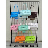 Korean Niche Brand deinet Summer New Product Candy Color Jelly Bag Kelly Bag Shoulder Bag Messenger 