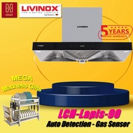 Livinox LCH-LAPIS-90SS | Livinox Cooker Hood | Dapur Masak | Dapur Hood | Lch-Lapis | Lapis