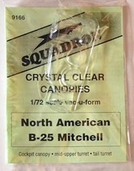 Squadron Products North American B-25 Mitchell Canopy