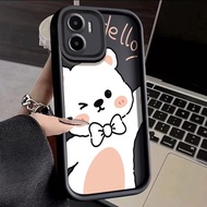For Xiaomi MI Redmi A1 A2 Case Rabbit Bear Shockproof Phone Cases Silicone Case All Inclusive Camera Lens Soft Shell