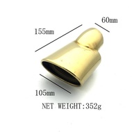 Exhaust Hood Fox Exhaust Tail Throat Local Gold Stainless Steel Universal Muffler Cruz Tail Throat G