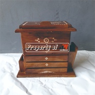 Cutlery Holder Teak Wood Cutlery
