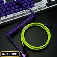 Bigpenguin Coiled Cable 8K สำหรับ Mechanical Keyboard สายคีย์บอร์ด USB C to A สายถัก Custom 8K Magne