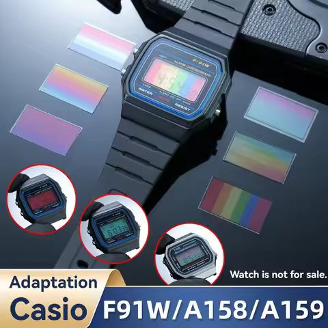 DIY High Definition Color Screen Stickers Modified Film Decoration For Casio F91W A158 159 A168 Watc