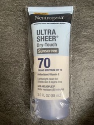 Neutrogena ultra sheer dry touch sunscreen 防曬 spf70 88ml
