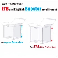 TCG Pokemon Booster Box Protector and ETB Protector anti dust and Transparent - Pokemon Card Protect
