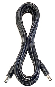 10ft 22AWG DC Power Cable Male to Male 120" 5.5mm X 2.1mm Barrel Plug