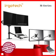 [ Local Ready Stocks ] IRGOTECH M-Series Triple Arm Monitor Stand with Adjustable Monitor Arm for Du