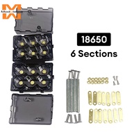 DIY Energy Storage Kit 18650 21700 Battery Holder Case Box Bracket Slot PC Plastic Material Support 6P 8P Splicable No Soldering Without battery