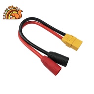 XT90 Female to Male Adapter Connectors 1pcs 20CM 1 FT 10AWG Extension Cable for RC Lipo Battery Dron