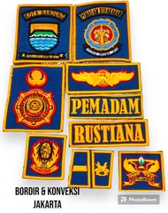 Bordir Timbul Pemadam