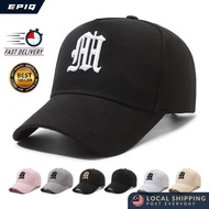 Epiq Cap M New Korean style fashion spring and autumn letter embroidered peaked cap outdoor sports s
