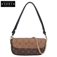 Louis Vuitton, excellent condition, M26587 Monogram Reverse Wallet-on-Chain, Ivy, 2-way chain bag. [