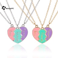 [MaxgePC] Best Friend Necklaces For 3 Matching Heart Pendant Magnetic Bff Friendship Necklace [New]