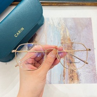 [High Quality] CARIN Glasses 2A55 Ultra Light Pure Titanium Cat Eye Shape Fashion Glasses Frame Opti