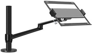 CGBD Single Laptop Notebook Desk Mount Stand - Universal Lightweight Lift Folding Portable Aluminum Alloy Mobile Base