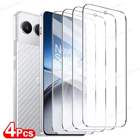 4PCS Tempered Glass Screen Protector For OnePlus Nord 4 10T 9RT 9R 9 8T Nord CE 4 3 2 Lite Protectiv