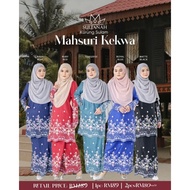 [LUVLA] Baju Kurung Sulam Mahsuri (KEKWA) | Baju Raya 2023 | Baju Kurung  XS-5XL PLUS SIZE